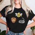 Hose Bee Lion Bee Lover Beekeeper Women T-shirt Gifts for Her