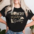 Howdy Kindergarten Teacher Rodeo Country Western Cowgirl Women T-shirt Gifts for Her