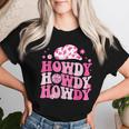 Howdy Southern Western Girl Country Rodeo Cowgirl Disco Women T-shirt Gifts for Her