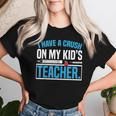 Ich Bin In Den Lehrer Meines Kindeserknallt Lustige Mama Papa Homeschool T-shirt Frauen Geschenke für Sie