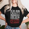 Ich Bin Facility Manager Und Kein Frauenarzt Janitory T-shirt Frauen Geschenke für Sie