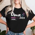 Ich Werde Oma 2023 Loading Pregnancy Announcement Women T-shirt Gifts for Her