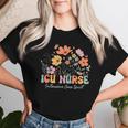 Icu Nurse Intensive Care Unit Nurse Nursing Nurse Week Women T-shirt Gifts for Her