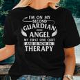 I'm On My Second Guardian Angel Sarcastic Humor Joke Women T-shirt Gifts for Her