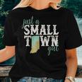 Indiana Small Town Girl Hometown State Roots Home Women T-shirt Gifts for Her