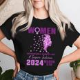 International Women's Day 2024 Floral Woman Girl Silhouette Women T-shirt Gifts for Her