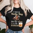 It's Must Be Derby Day Bourbon Horse Racing Women T-shirt Gifts for Her