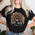Ivf Got Hope Ivf Suprises For Vintage Rainbow Women T-shirt Gifts for Her
