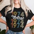 Jahrgang 1974 B-Day 50 Jahre Alt 50 Geburtstag Papa Mama T-shirt Frauen Geschenke für Sie