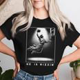 Jesus He Is Rizzin' Basketball Easter Christian Religious Women T-shirt Gifts for Her