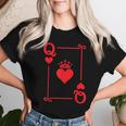 King & Queen Of Hearts Matching Couple Queen Of Hearts Women T-shirt Gifts for Her