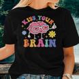 Kiss Your Brain Cute Teacher Appreciation Back To School Women T-shirt Gifts for Her