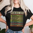 Leatherwood Family Name Last Name Leatherwood Women T-shirt Gifts for Her
