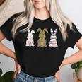 Leopard Bunny Easter Rabbit Happy Easter Day Girls Kid Women T-shirt Gifts for Her