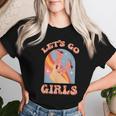 Let's Go Girls Vintage Western Country Cowgirl Boot Southern Women T-shirt Gifts for Her