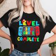 Level 3Rd Grade Complete Last Day Of School Video Game Women T-shirt Gifts for Her