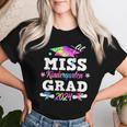 Lil Miss Kindergarten Grad Tie Dye Last Day Graduation Women T-shirt Gifts for Her