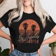 Los Angeles California Beach Retro Summer Graphic Women T-shirt Gifts for Her