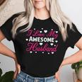 I Love My Awesome Husband Wife Father's Day Usa Women T-shirt Gifts for Her