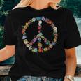 Love And Peace Flower Hippie Lover Beautiful Cute Women T-shirt Gifts for Her