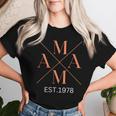 Lustiger Mama Est 1978 Mama Seit 1978 Mama 1978 T-shirt Frauen Geschenke für Sie