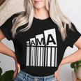 Lustiges Kariertes Mama-Schwarz-Weißes Für Damen T-shirt Frauen Geschenke für Sie