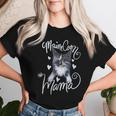 Maine Coon Mama Cute Dilute Calico Women T-shirt Gifts for Her