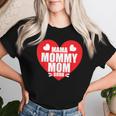 Mama Mama Mama Bruh Auf Einem Roten Herzen T-shirt Frauen Geschenke für Sie