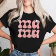 Mama Est 2024 Mom Life Muttertag Geburtstag Blumenfrauen T-shirt Frauen Geschenke für Sie