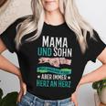 Mama Und Sohn Nicht Immer Auge In Auge Partner Look Partner T-shirt Frauen Geschenke für Sie