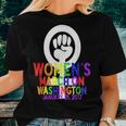 March On Washington Gay Pride Rainbow Lgbt Fist Women T-shirt Gifts for Her