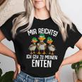 Mir Reichts Ich Geh Zu Mein Enten Duck Breeder Duck T-shirt Frauen Geschenke für Sie