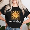 Mitología Romana Antigua Sol Invictus Águila Romana Spqr Camiseta de mujer Regalos para ella