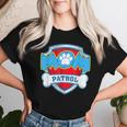Mom Of The Birthday Boy Girl Dog Paw Family Matching Women T-shirt Gifts for Her