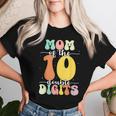 Mom Of The Birthday Girl Boy Double Digits 10Th Birthday Women T-shirt Gifts for Her