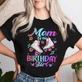 Mom Of The Birthday Girl Rolling Skate Family Birthday Party Women T-shirt Gifts for Her