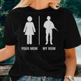 Your Mom My Mom Soldier Military Mother Women T-shirt Gifts for Her