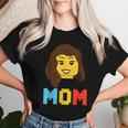 Mom Master Builder Building Bricks Blocks Family Set Parents Women T-shirt Gifts for Her