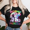 Mommy Of The Birthday Princess Unicorn Mom Women T-shirt Gifts for Her