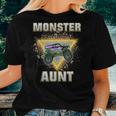 Monster Truck Aunt Retro Vintage Monster Truck Women T-shirt Gifts for Her