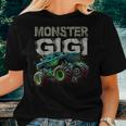 Monster Truck Gigi Family Matching Monster Truck Lovers Women T-shirt Gifts for Her