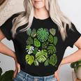 Monstera Varieties Albo Deliciosa Thai Con Plant Lover Women T-shirt Gifts for Her