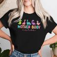Mother Baby Nurse Dinosaur Postpartum Rn Ob Nurse Women T-shirt Gifts for Her