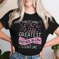 Mother In Law From Daughter In Law World Greatest Women T-shirt Gifts for Her