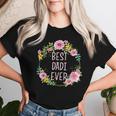 Floral Best Dadi Ever Indian Grandma Women T-shirt Gifts for Her