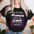 Muttertag Mama Schwangerschaft Ankündigung Du Wirst Oma T-shirt Frauen Geschenke für Sie