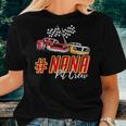 Nana Pit Crew Race Car Birthday Party Racing Family Grandma Women T-shirt Gifts for Her