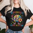 Neurodiversity Brain Autism Awareness Asd Adhd Kid Women T-shirt Gifts for Her