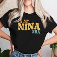 In My Nina Era Groovy Tie Dye Women T-shirt Gifts for Her