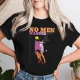 No Man Wanted Cute Lesbian Pride Retro Vintage Magzin Women T-shirt Gifts for Her